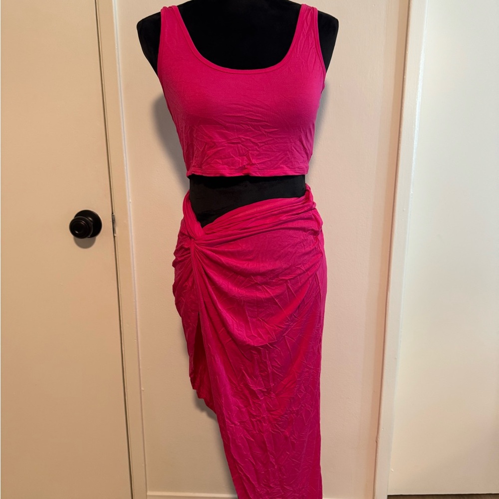 Pink Women's Skirt Set